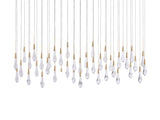 Solitaire Linear Chandelier 70"W