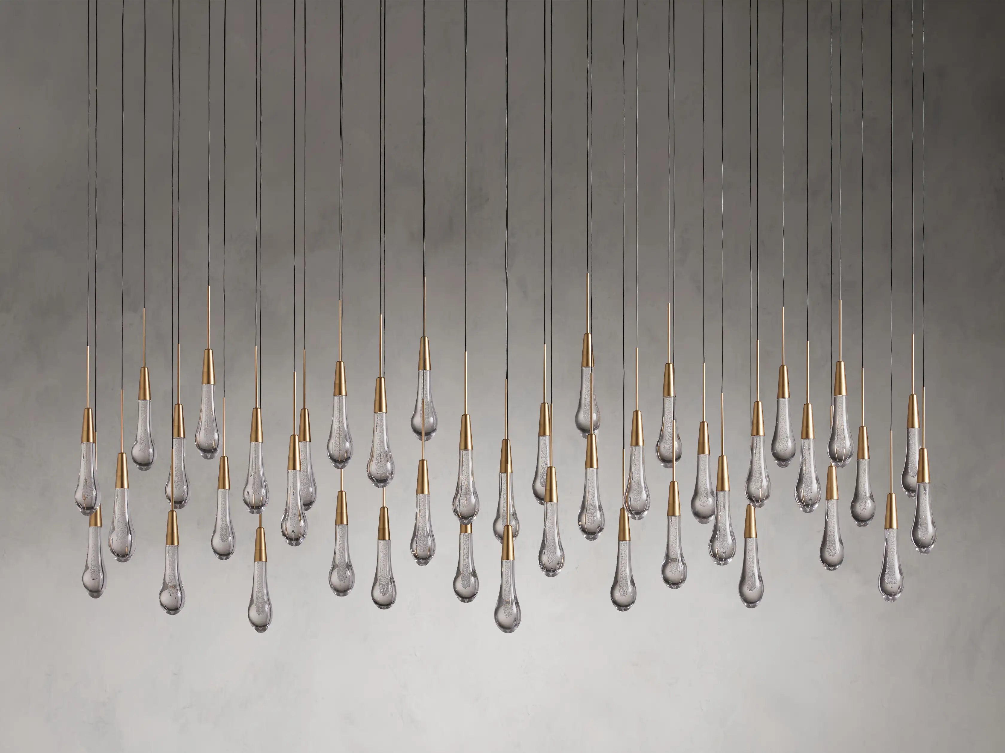Solitaire Linear Chandelier 70"W