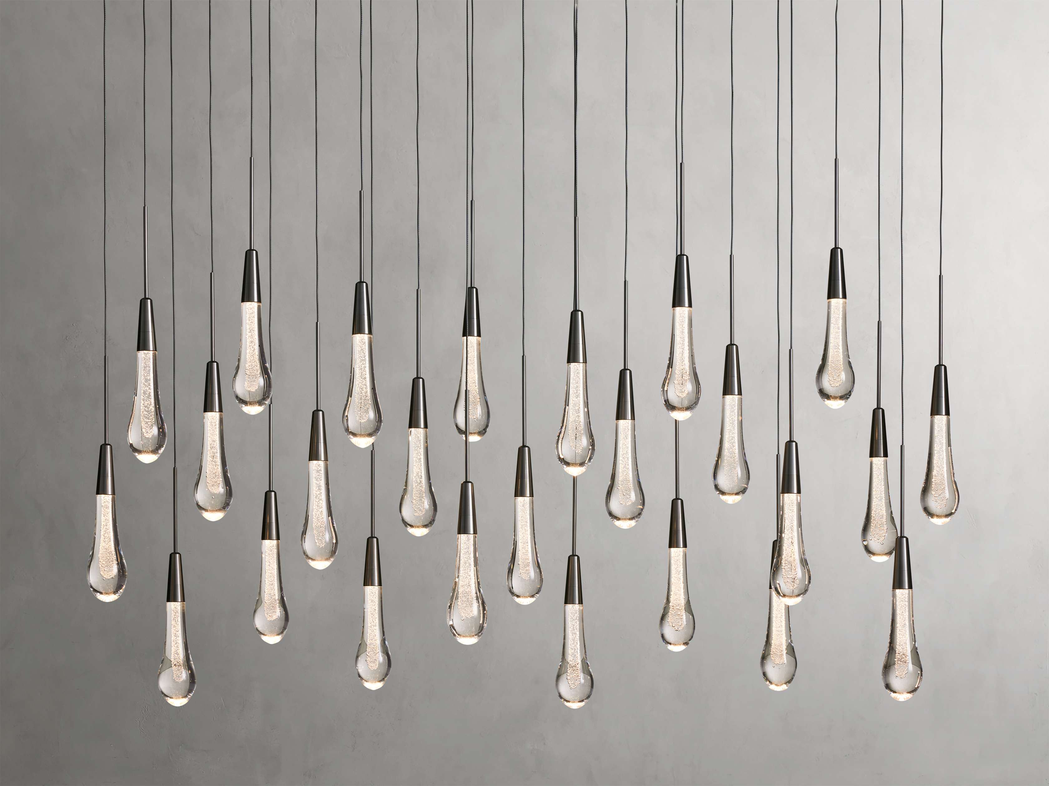 Solitaire Linear Chandelier 70"W 50"W