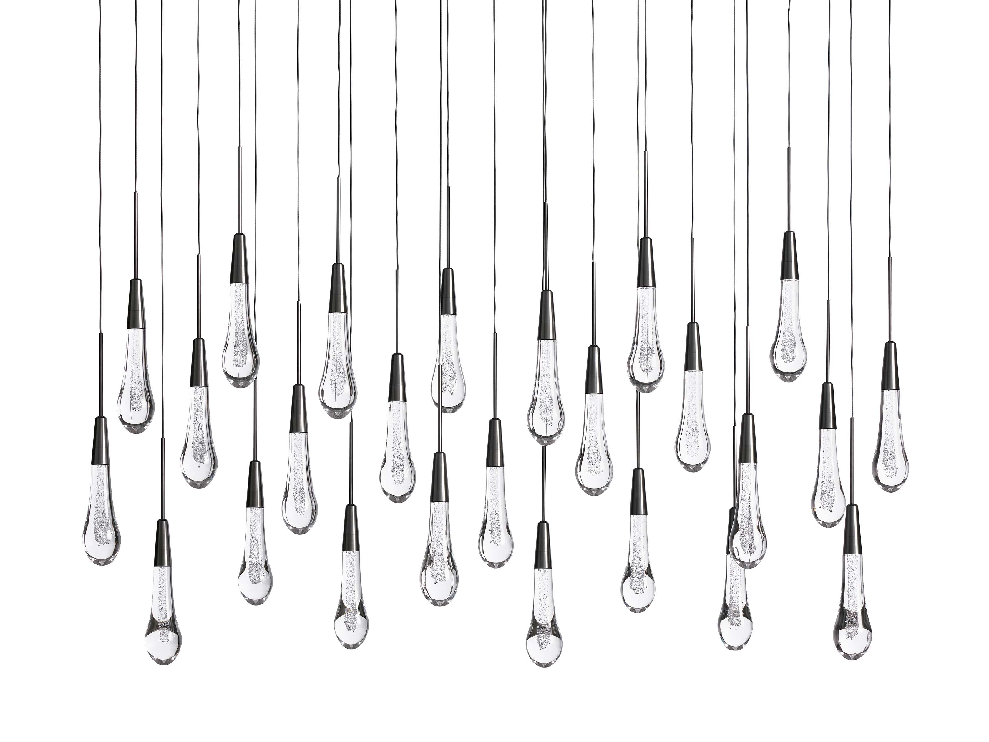 Solitaire Linear Chandelier 70"W 50"W