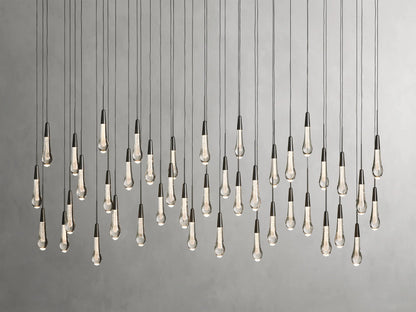 Solitaire Linear Chandelier 70"W 50"W