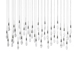 Solitaire Linear Chandelier 70"W