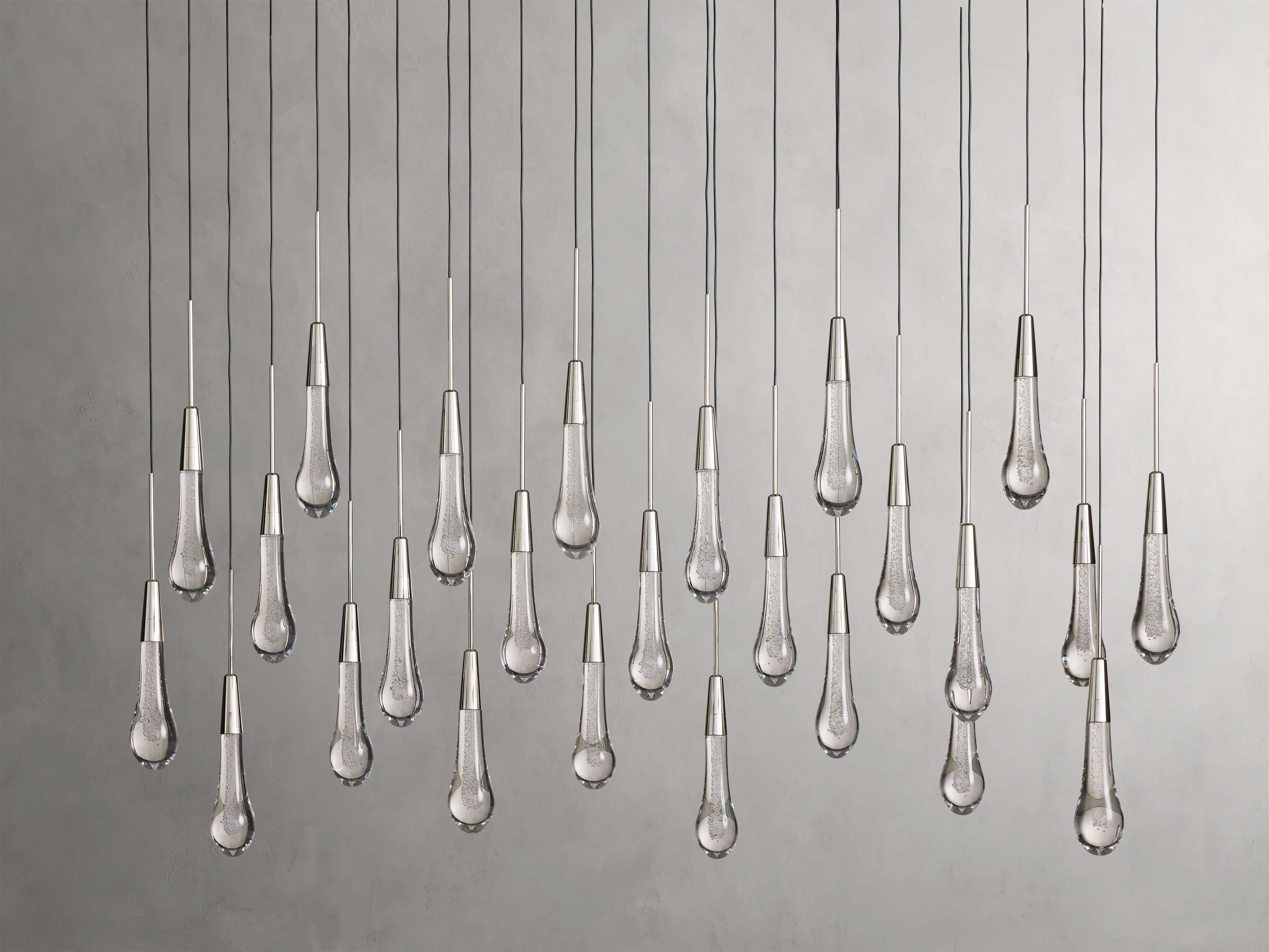 Solitaire Linear Chandelier 70"W 50"W