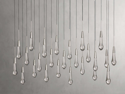 Solitaire Linear Chandelier 70"W 50"W