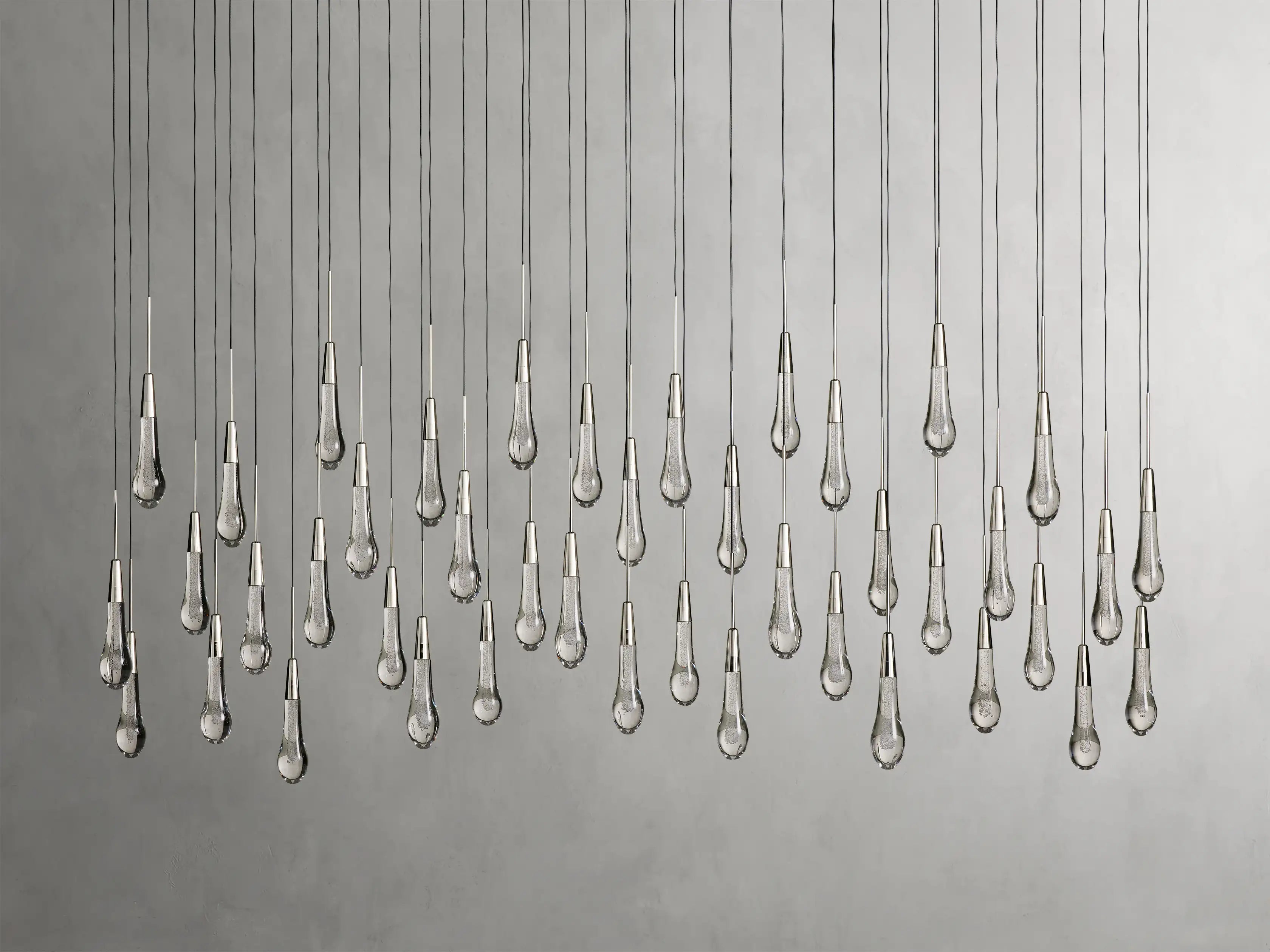 Solitaire Linear Chandelier 70"W 50"W