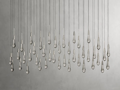 Solitaire Linear Chandelier 70"W 50"W