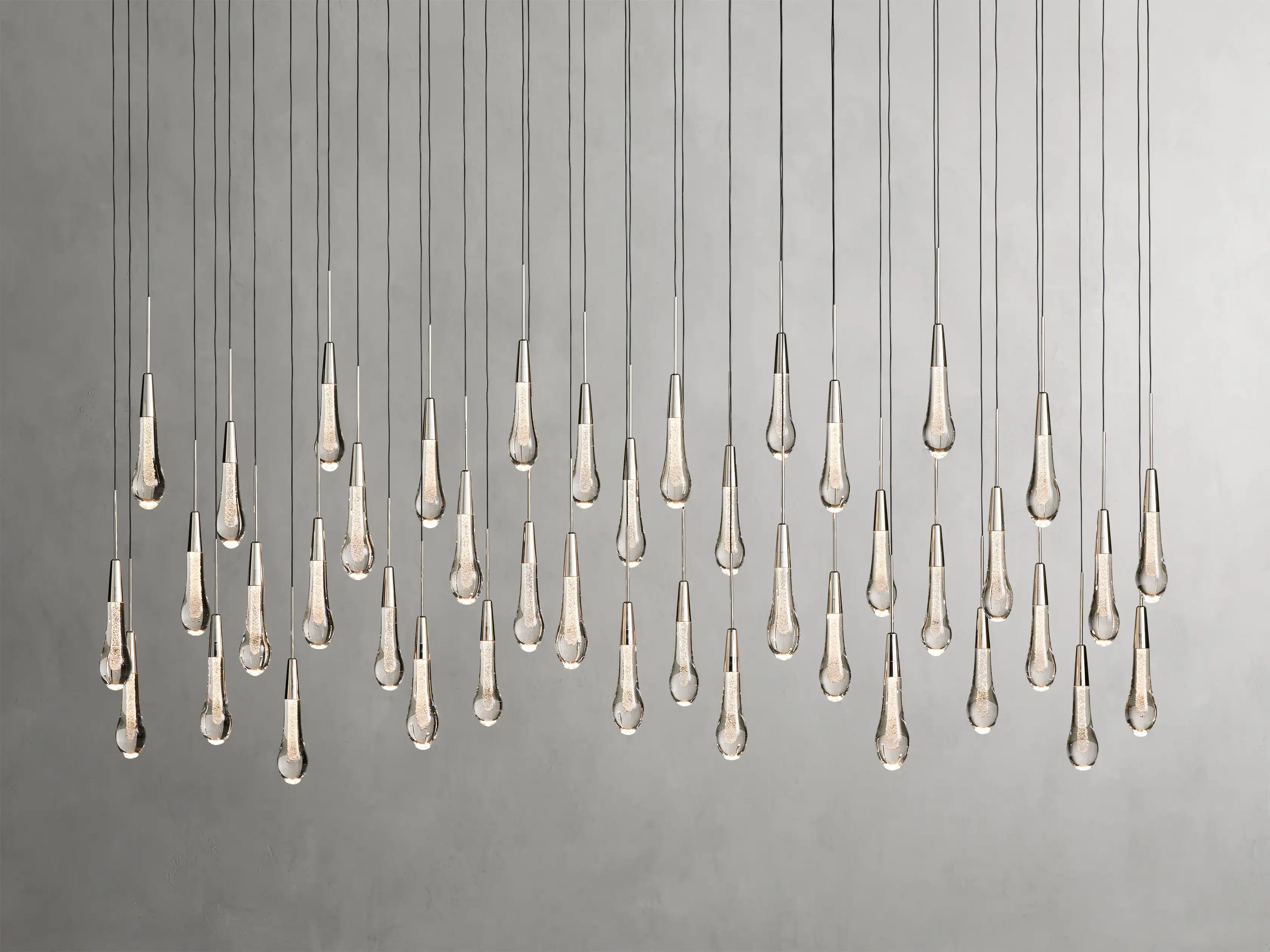 Solitaire Linear Chandelier 70"W