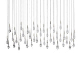 Solitaire Linear Chandelier 70"W