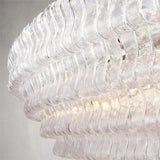 Ghiaccio Glass Oval Chandelier 64.75''