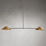 Simms 2-Light Linear Chandelier 54"