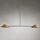 Simms 2-Light Linear Chandelier 54"