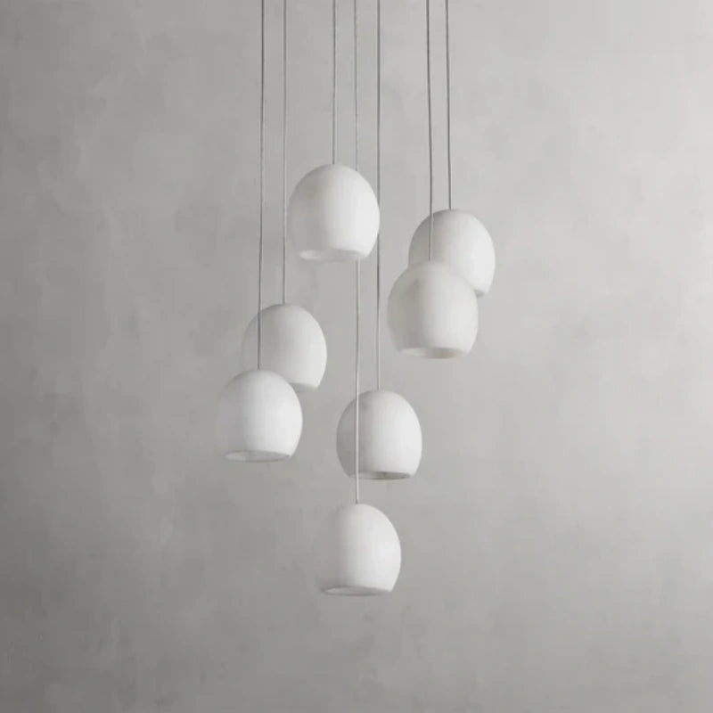 Alabaster Maeva Round Chandelier 7/15/36