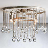 Aubry Crystal Ball Flushmount