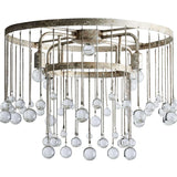 Aubry Crystal Ball Flushmount