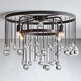 Aubry Crystal Ball Flushmount
