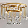 Aubry Crystal Ball Flushmount