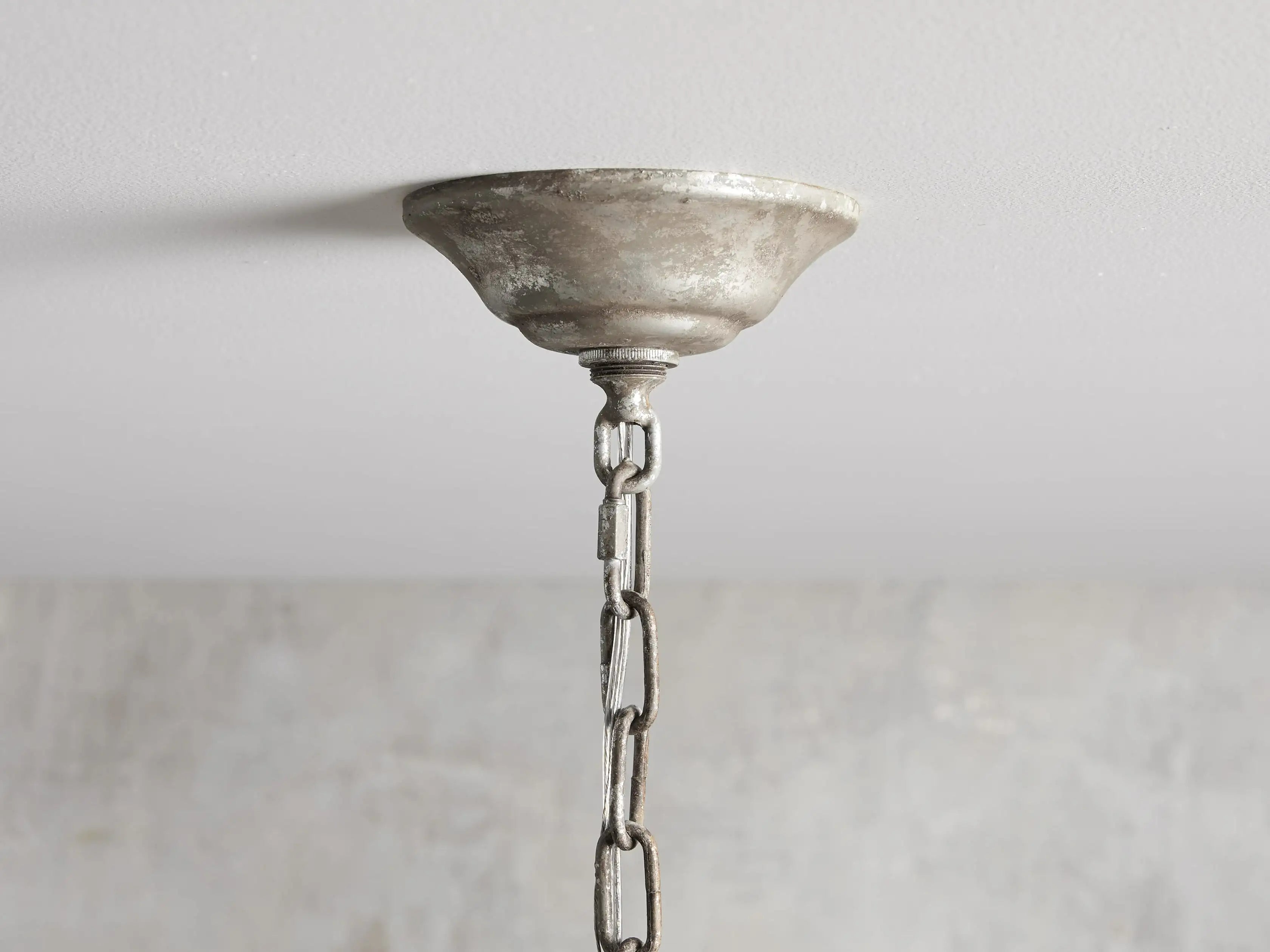 Gothic Viticcio Rectangular Chandelier  52" - Silver