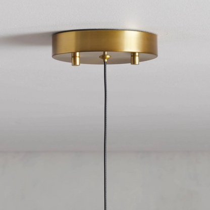 Denise Raindrop Glass Solitaire Single Pendant Light