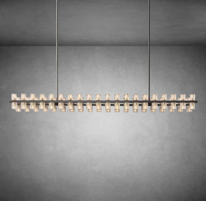 Wine-glass Rectangular Chandelier 54" 72"