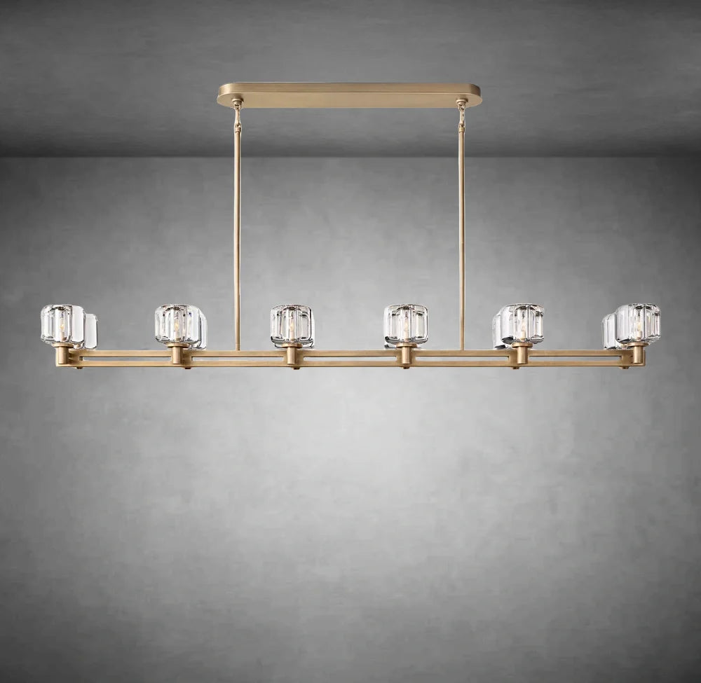 Zachary Double Linear Chandelier