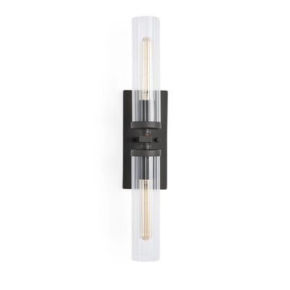 Andreas Modern Linear Glass Wall Sconces 2 Lights