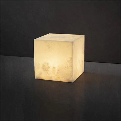 Prisca Alabaster Cubic Pendant For Dining Table, Kitchen Island Pendant