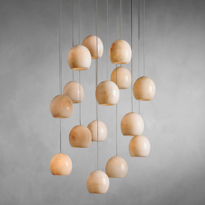 Alabaster Maeva Round Chandelier 7/15/36