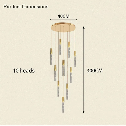 Adelaide Foyer & Staircace Chandelier 23" 19" 15" D