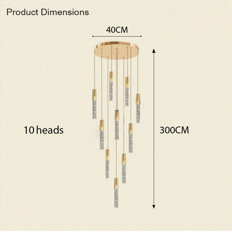 Adelaide Foyer & Staircace Chandelier 23" 19" 15" D