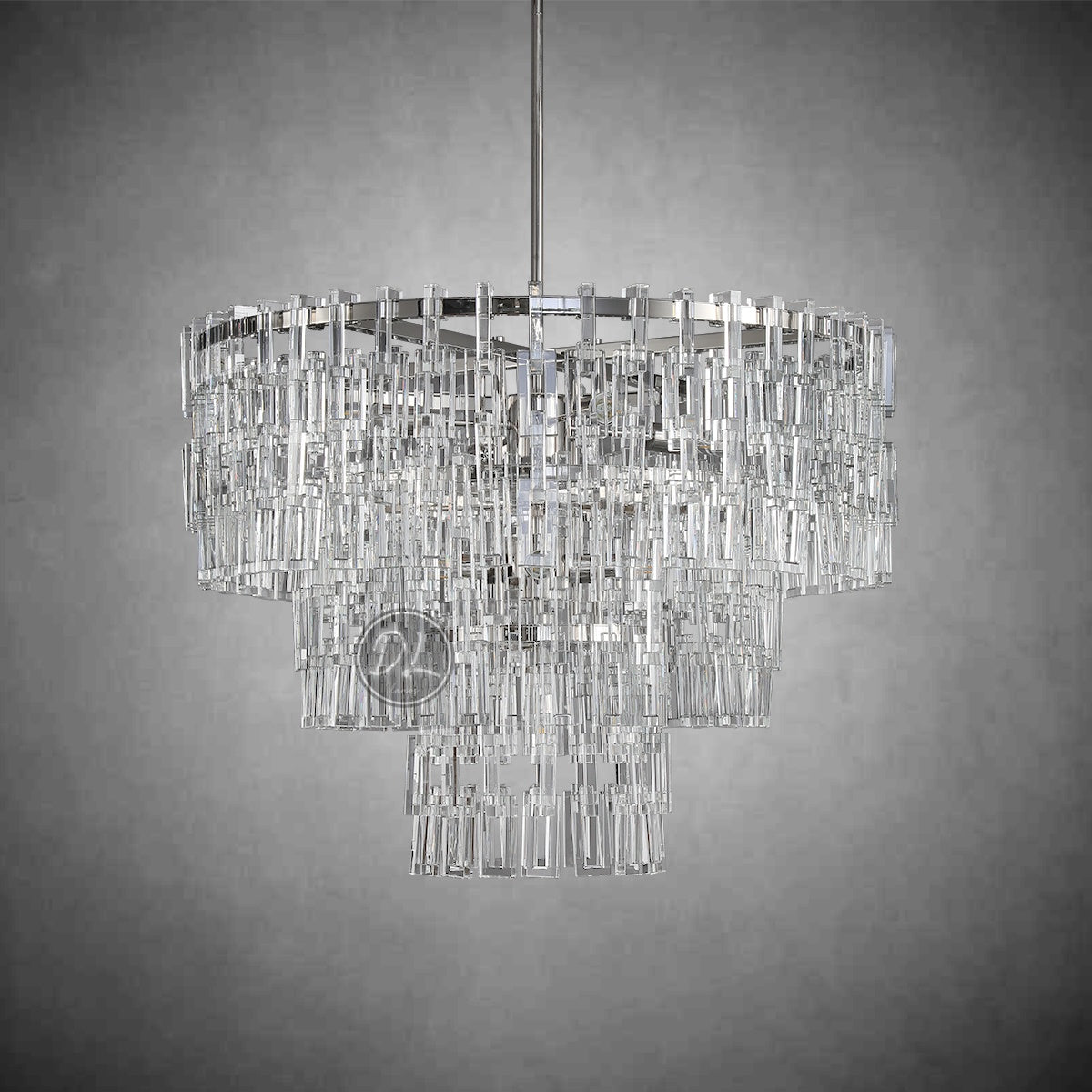 Marige 3-Tier Round Chandelier 36"