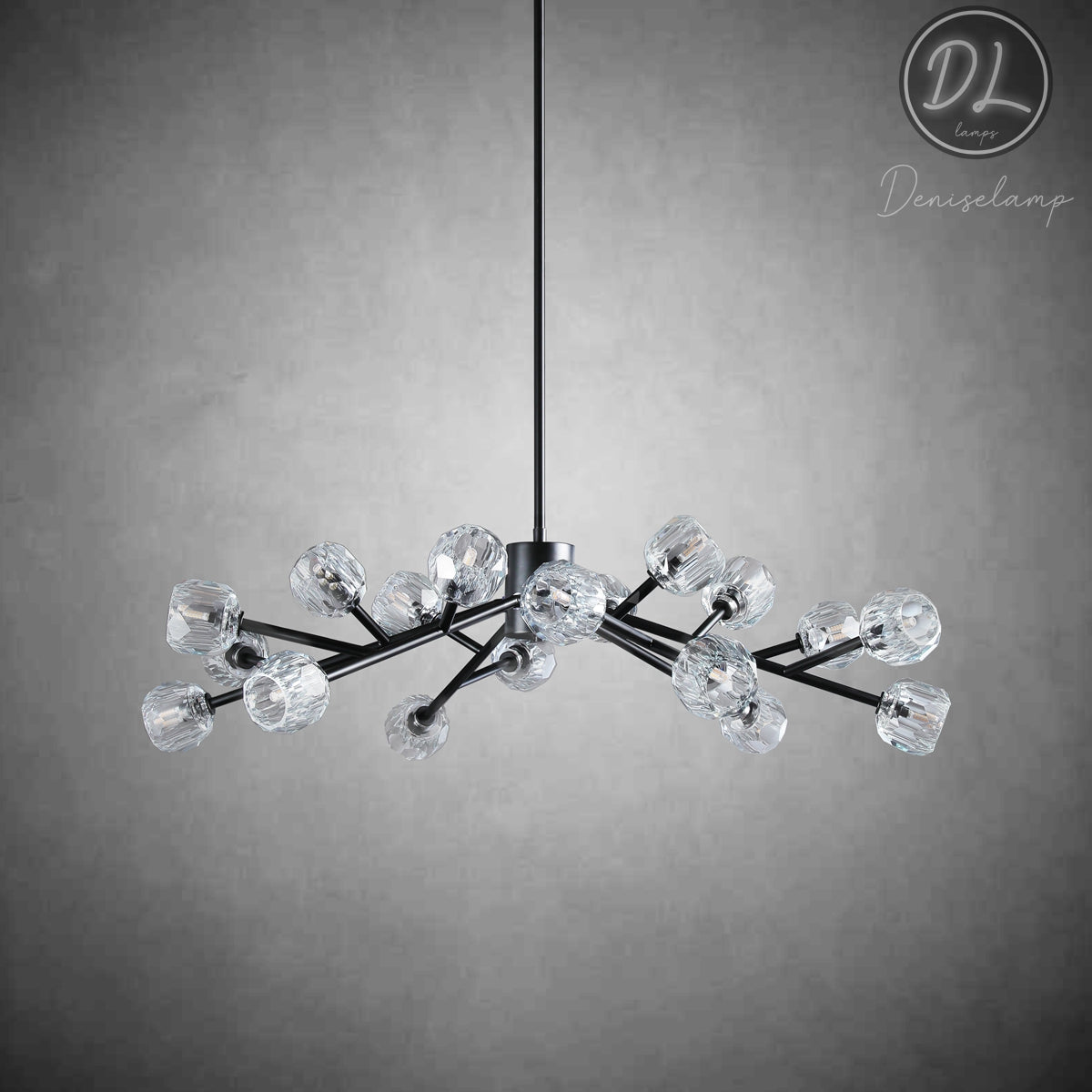 Dawn- Modern Design Niche Unique Hexagonal Crystal Chandelier