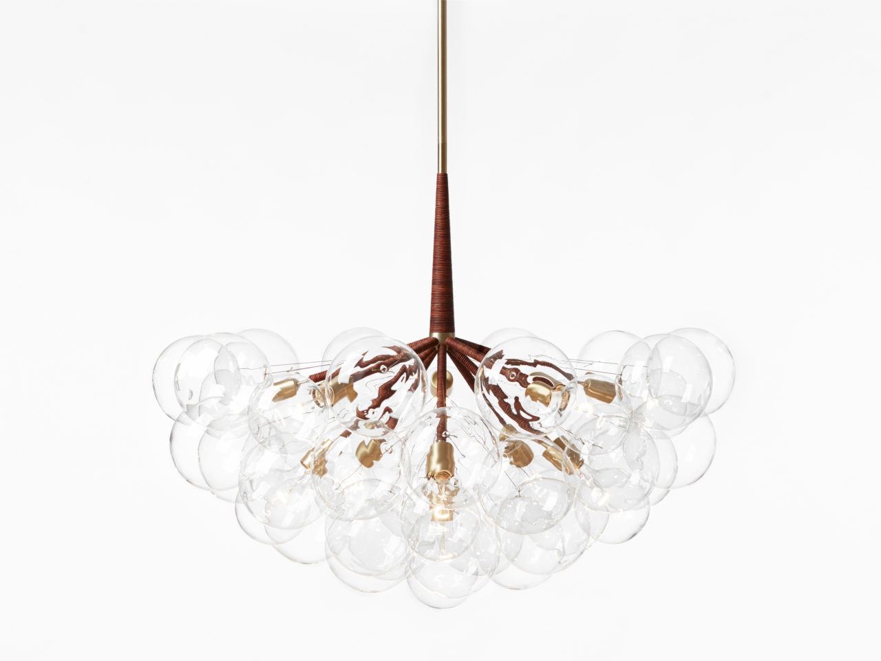 Oliver Bubble Glass Chandelier Supra 38''