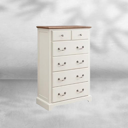 Rustic Tall 6-Drawer Dresser Chest for Bedroom