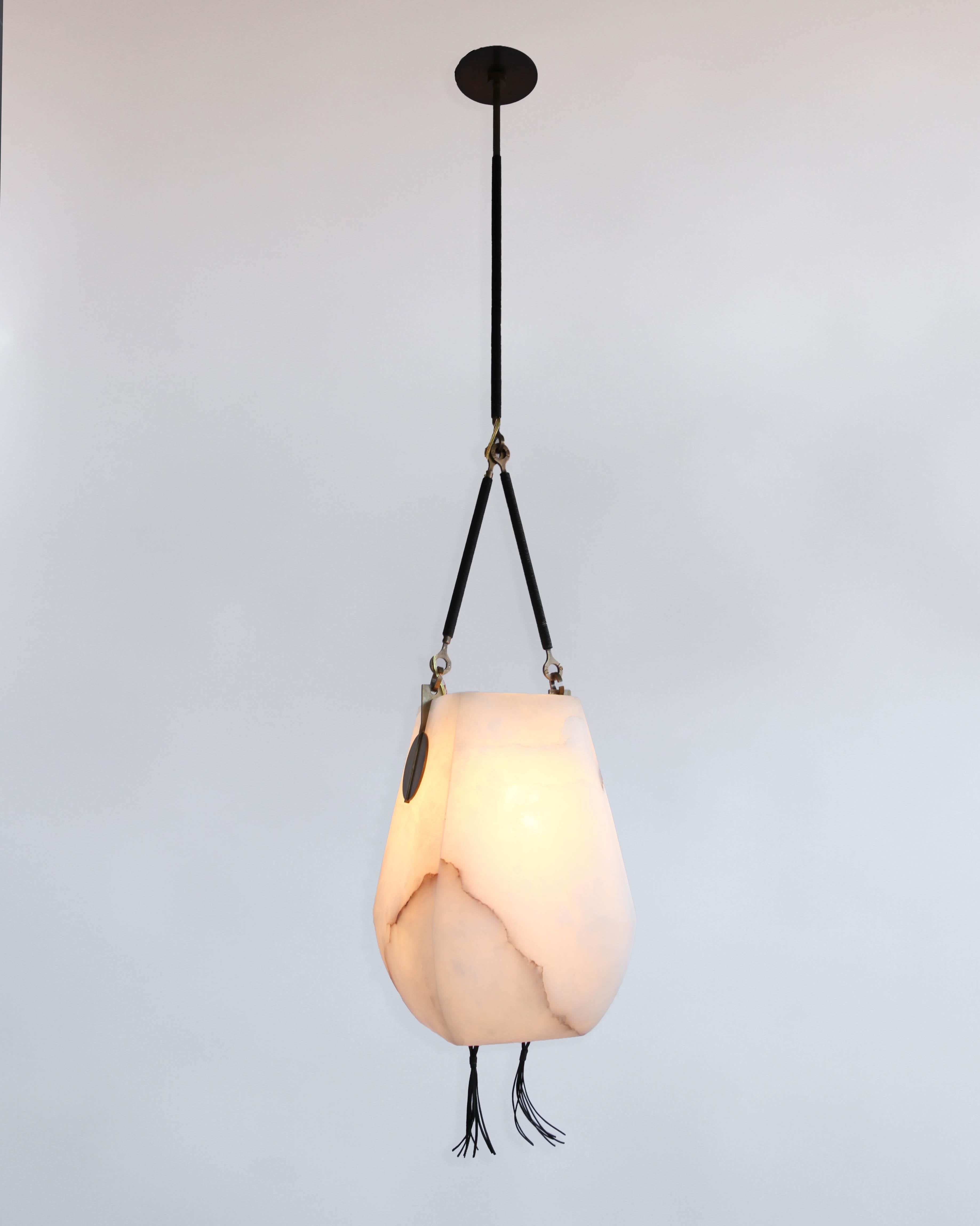 Alabaster Lantern Pendant