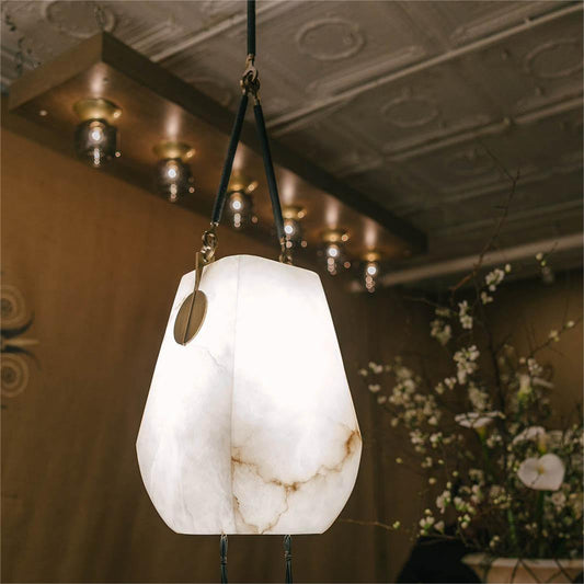 Alabaster Lantern Pendant