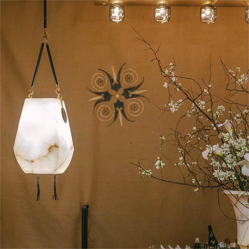 Alabaster Lantern Pendant