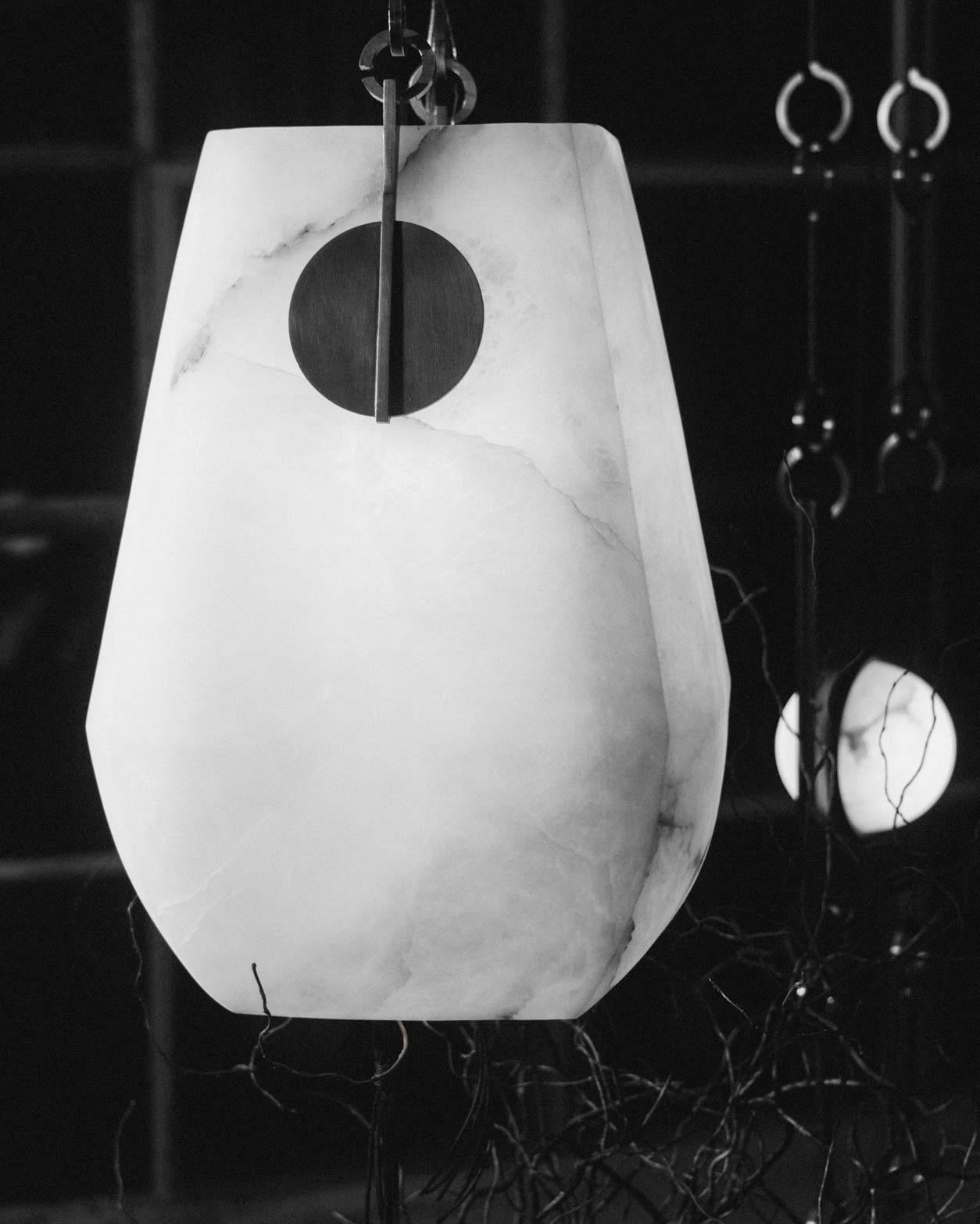 Alabaster Lantern Pendant