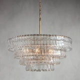 Amor 4-Tier Glass Round Chandelier 36" - jchandelier