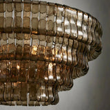 Amor 4-Tier Glass Round Chandelier 36" - jchandelier