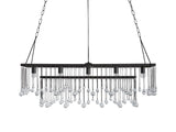 Aubrey Crystal Ball Rectangular Chandelier 47'' 60''