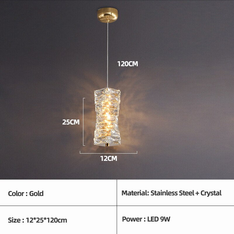 Bacci Crystal Pendant Light