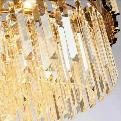 Denise Bobon Charles Crystal Round Chandelier