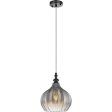 Renity 11" Pendant | Smoke