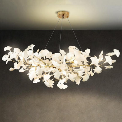 Denise Ceramic Ginkgo Ceramic Chandelier
