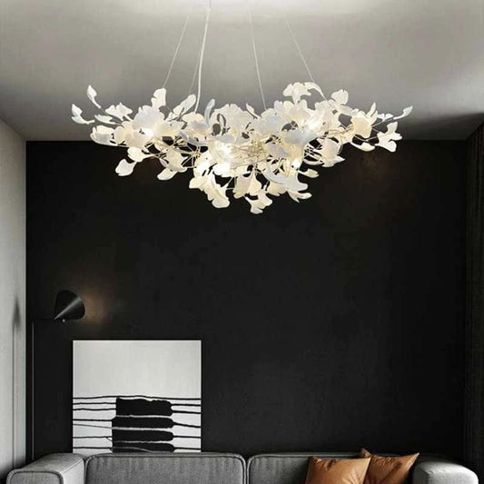 Denise Ceramic Ginkgo Ceramic Chandelier