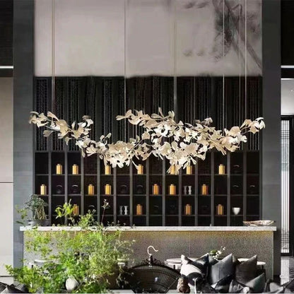 Denise Ceramic Ginkgo Ceramic Chandelier