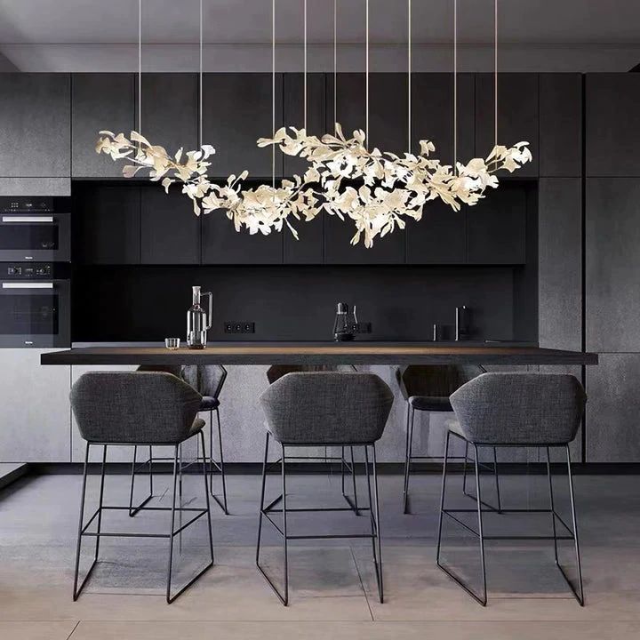 Denise Ceramic Ginkgo Ceramic Chandelier