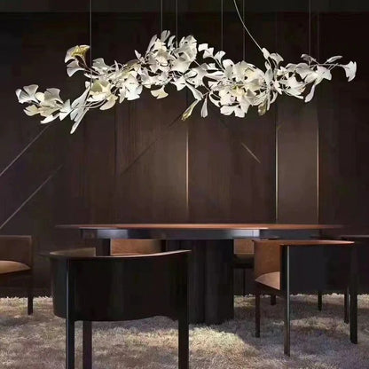 Denise Ceramic Ginkgo Ceramic Chandelier