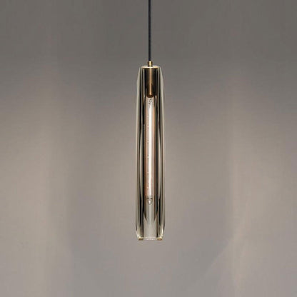 Denise Crystal Pendant Smoke Shad Pendant Light For Dinner Room
