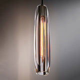 Denise Crystal Pendant Smoke Shad Pendant Light For Dinner Room